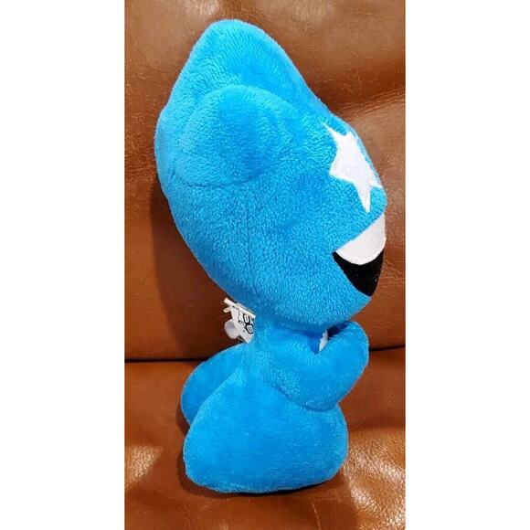Rare 9" Crazy Bones Rufistar Plush Stuffed Animal Blue Alien Star Toy Comic HTF - Picture 4 of 13